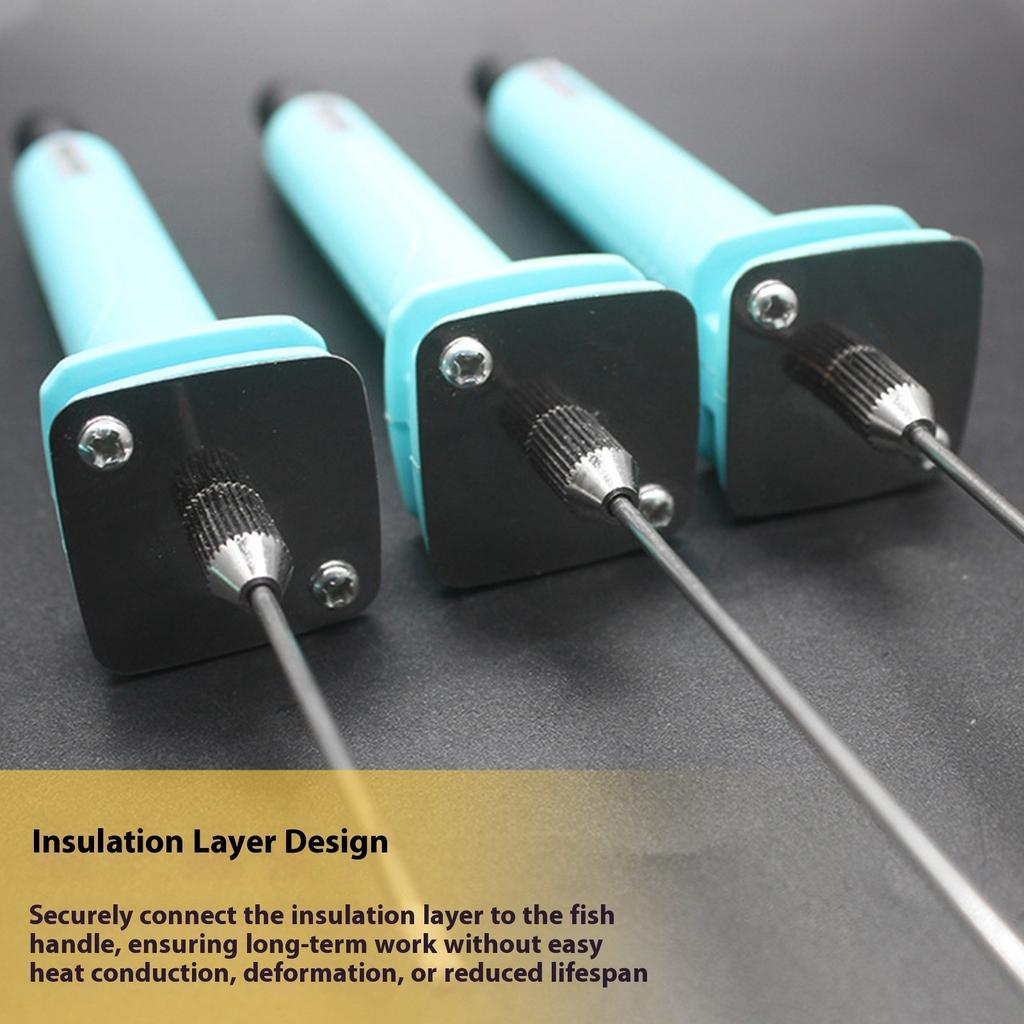 Электрическая ручка для резки пенопласта с прецизионным игольным наконечником, быстрый нагрев, для пенопласта, пластика, резины, для рукоделия, европейский блок питания в комплекте