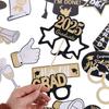 25 шт. черно-золотистый реквизит для выпускного фотосессии 2025 года костюмированные маски сувениры для вечеринки