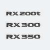 3D глянцевые черные буквы RX200t RX270 RX300 RX350 RX450h RX450hL гибридная эмблема для автомобиля LEXUS на крыло багажника задняя наклейка с логотипом