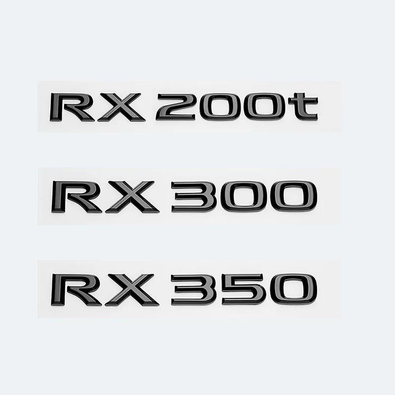 3D глянцевые черные буквы RX200t RX270 RX300 RX350 RX450h RX450hL гибридная эмблема для автомобиля LEXUS на крыло багажника задняя наклейка с логотипом