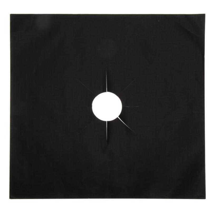 2/4 шт. многоразовые защитные чехлы для газовой плиты алюминиевая фольга защитная крышка для газовой плиты домашняя кухонная плита чистящая защитная накладка