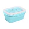 350ML/800ML Silicone Folding Lunch Box Portable Lightweight Food Storage Container for Office School Home