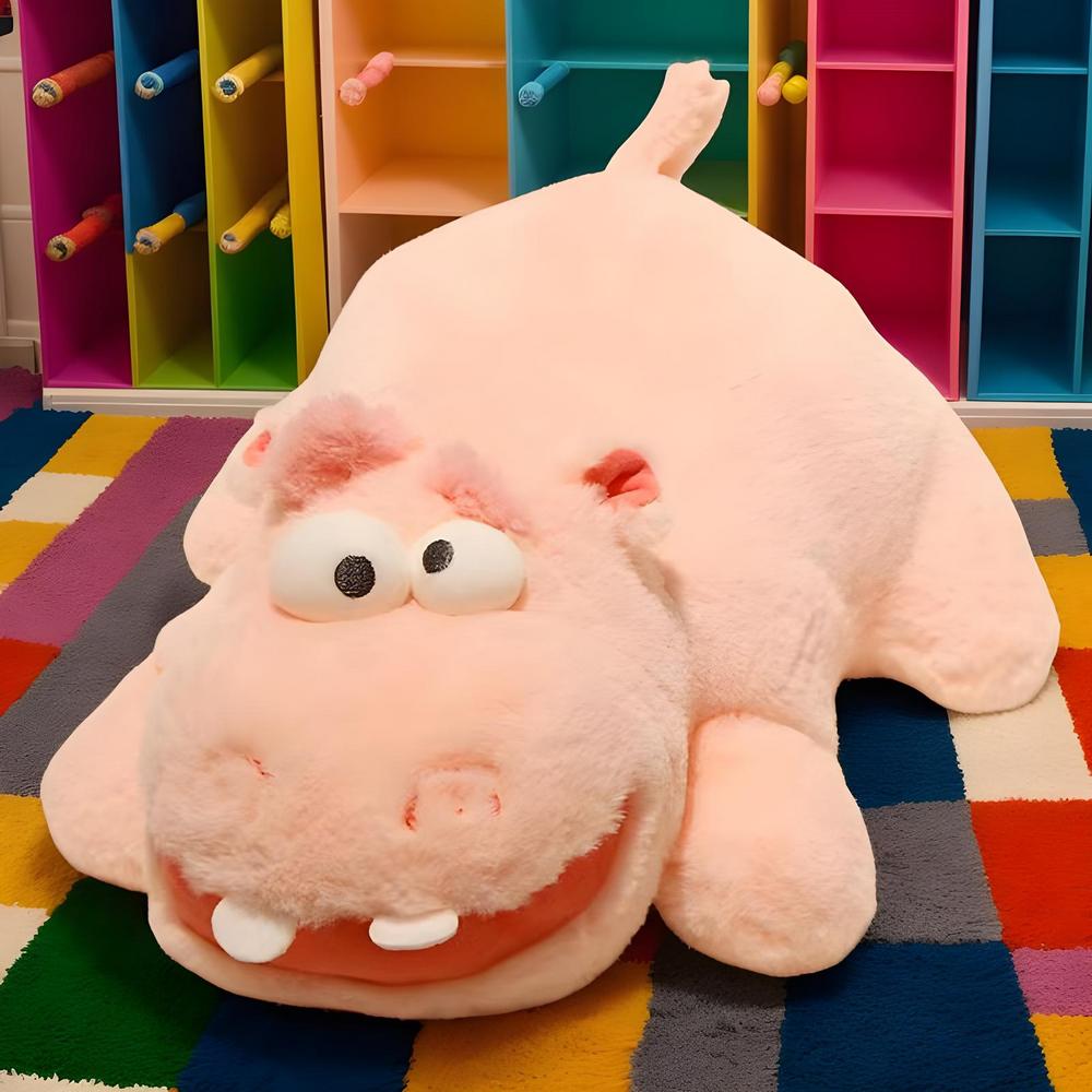 40 см плюшевая игрушка бегемот, обнимающая подушка бегемот, подарочный очаровательный декор стола плюшевые игрушки уникальные мягкие игрушки бегемот для детей