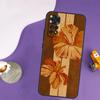 Hawaiian Faux Wood Surfboard Case For Xiaomi Redmi Note 13 14 Pro 12 9 10 11 Pro 10S 11S 12S Redmi 14C 13C 10C 12C Cover