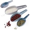 3Pcs Measuring Food Scoop Kitchen Coffee Bean Flour Cereal Popcorn Spoon Shovel