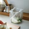 Stainless Steel Steel Trash Bag Support Foldable Sink Garbage Organizer  Garbage Management