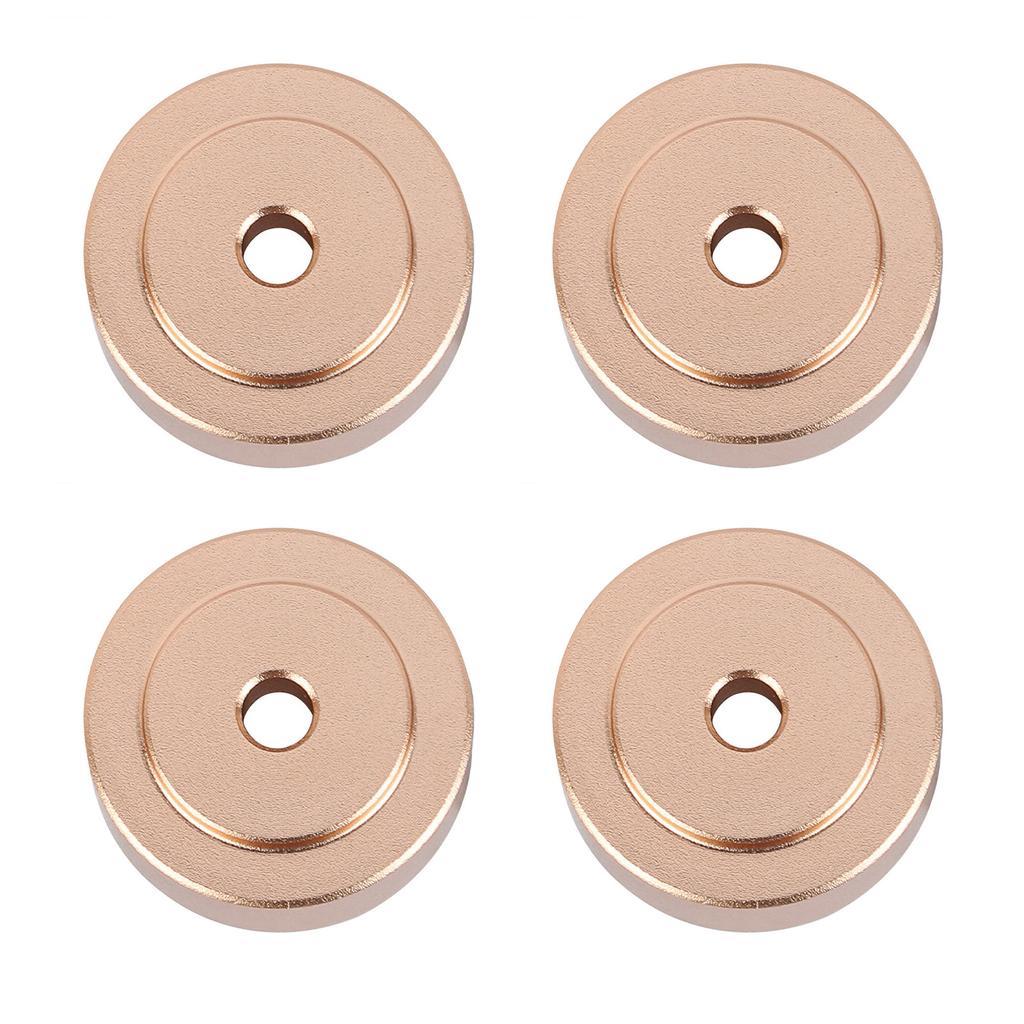 4 шт. 20*8 мм алюминиевый сплав усилитель ножки амортизатор усилитель колодки ножки золото