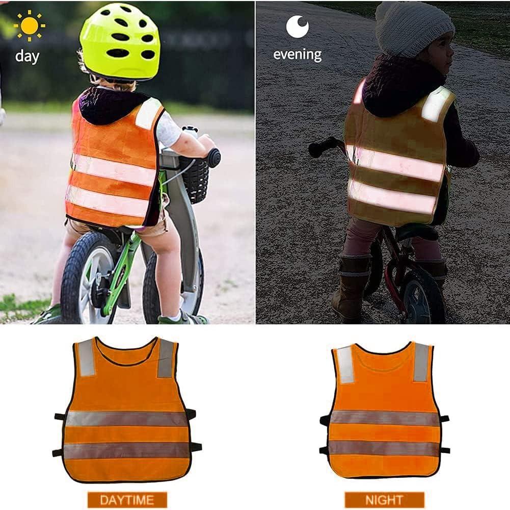 Children's Reflective Vest, High Visibility Vest, Lightweight High Visibility Vest, Car, High Visibility Vest, Children, Safety Vest, Washable