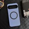 Роскошный деловой кожаный чехол Magsafe для Google Pixel 9 Pro XL PU Skin Feel с беспроводной зарядкой, магнитный противоударный защитный жесткий чехол