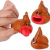 2 шт. Новинка Игрушки для какашек Брелок Высунутые Языки Веселая Маленькая Шутка Хитрая Антистрессовая Игрушка для Детей
