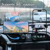 Автомобильный кронштейн для телефона, подставка для GPS-навигатора, автомобильный многофункциональный автоматический зажимной держатель для воздуховыпускного отверстия для сотового телефона 4–6,9 дюйма