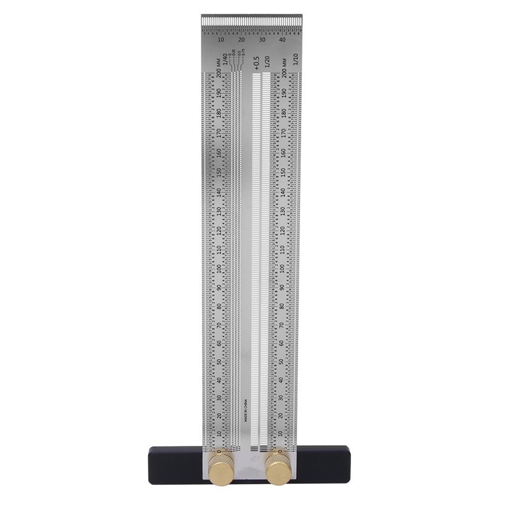 Из нержавеющей стали Т-образный линейный шаблон для разметки отверстий, деревообрабатывающий инструмент с автоматическим управлением