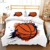 Sports Basketball 3d Printing Quilt Cover 100% Polyester Bedding Set Duvet Cover Pillowcase Three-Piece Set
