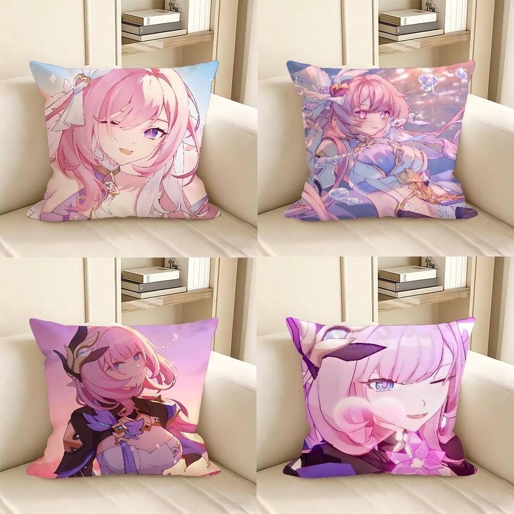 Pc Элизия Honkai Impact rd Наволочка Модная Квадратная Наволочка Спальня Диван Комната Ins Декор Отдых