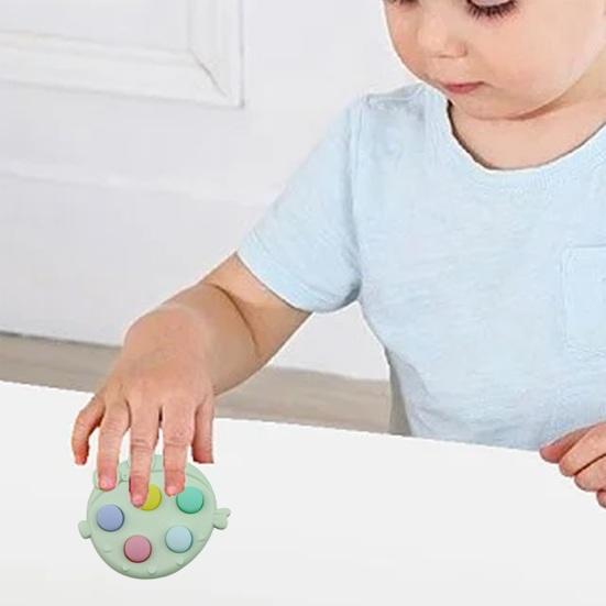 Push Bubble Chain Забавная игрушка-рыба с бусинами Puffer для снятия стресса Quick Push Globefish Сенсорная декомпрессия Непоседа