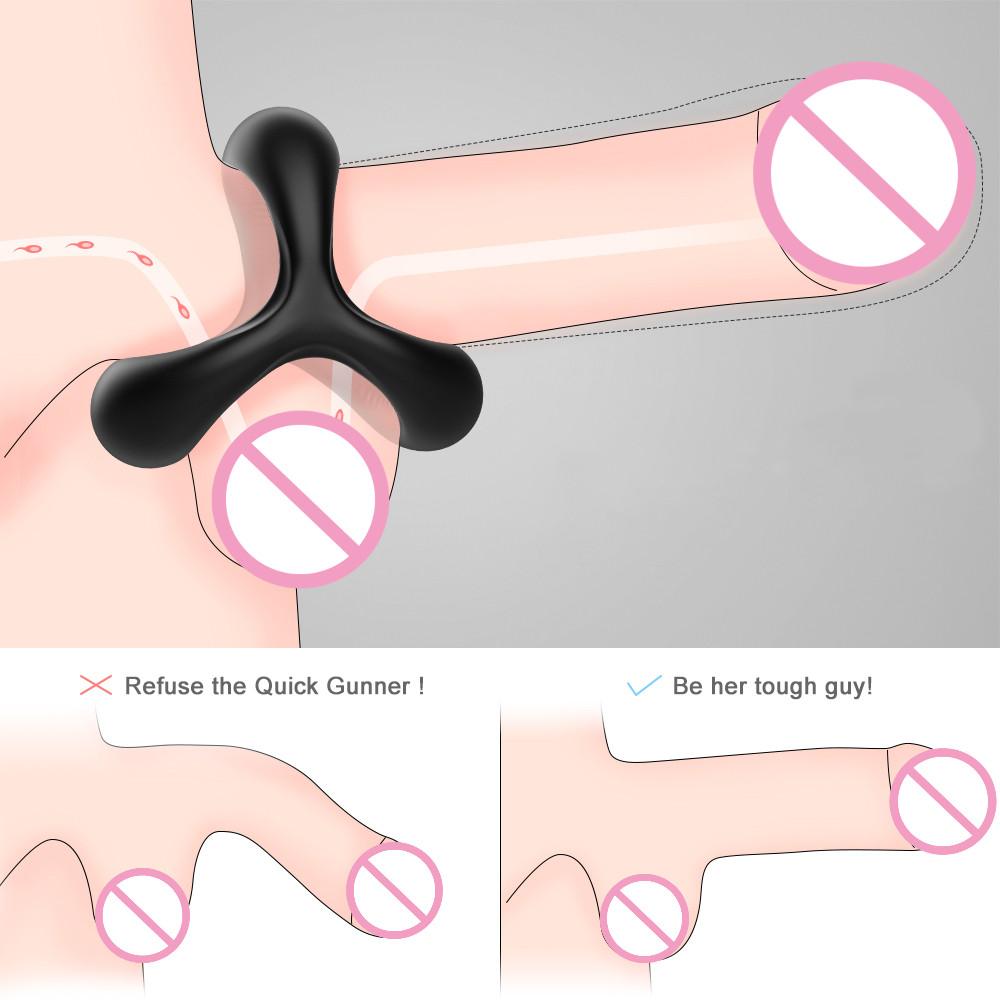 Мужские силиконовые кольца на пенис, связывание мошонки, задержка эякуляции, кольцо на член, сексуальные кольца для эрекции, секс-шоп для влюбленных, секс-игрушки для