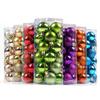 24Pcs Christmas Ball Delicate Reusable High Gloss Xmas Tree Decor Ball Pendant Home Decor