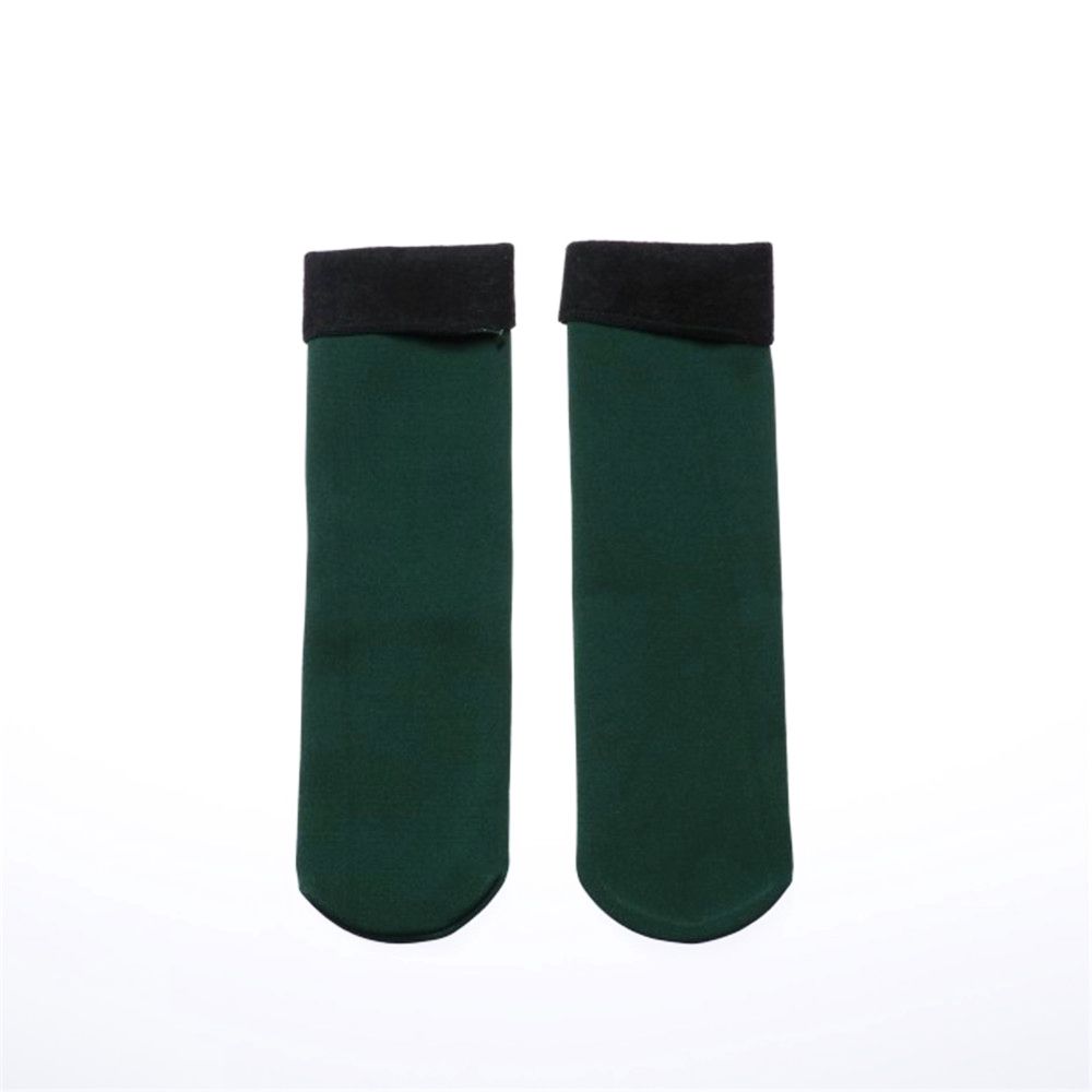 Seamless Thermal Wool Cashmere Velvet Floor Hosiery Sleeping Socks Thicken Snow Socks
