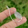 Thanks Giving Day Sale Black Rutilated Quartz Gemstone Bezel Pendant 925 Silver