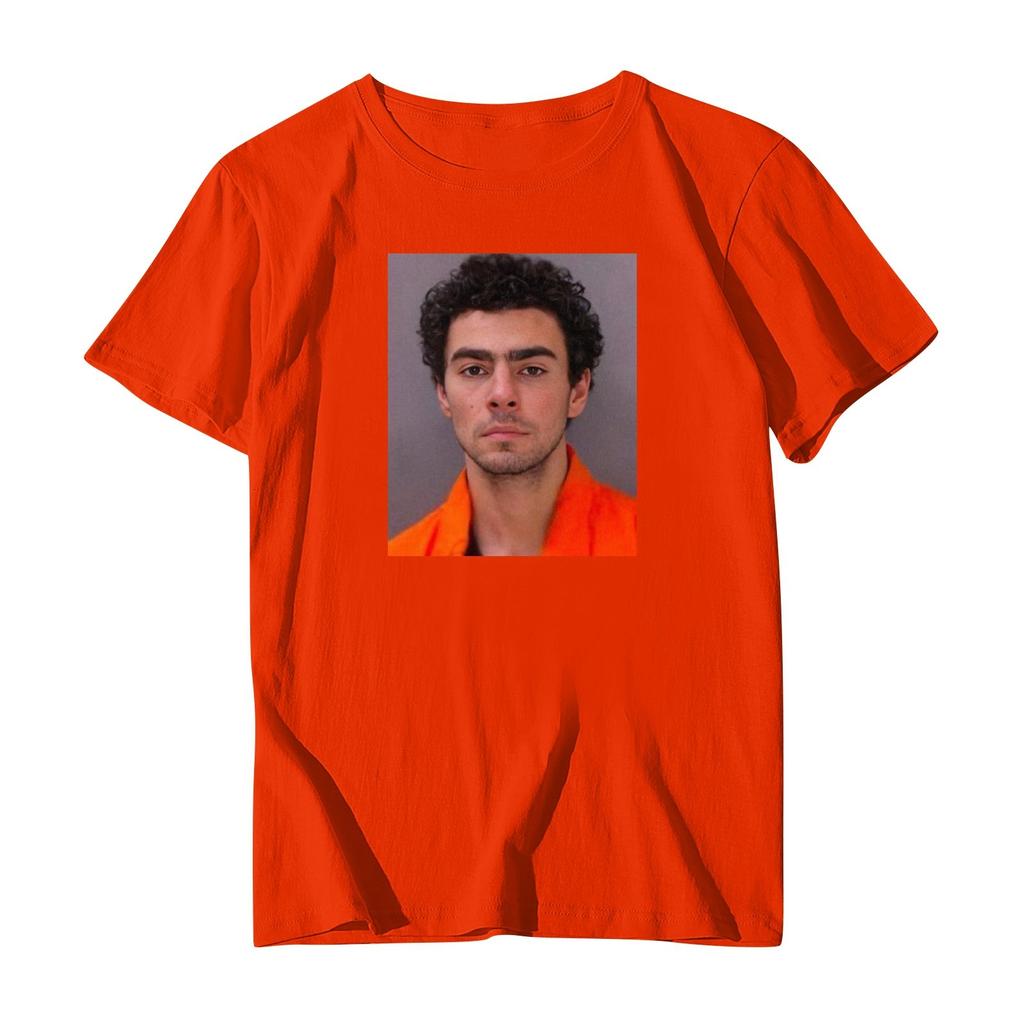 Повседневная модная спортивная футболка с круглым вырезом и принтом унисекс с коротким рукавом