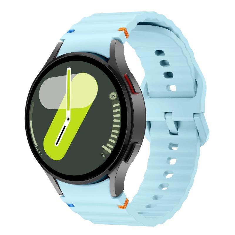 Оригинальный силиконовый ремешок для Samsung Galaxy Watch 7 44 мм 40 мм FE ремень Браслет Galaxy Watch 4 6 Classic 5 pro ремешок 43 мм 47 мм 45 мм