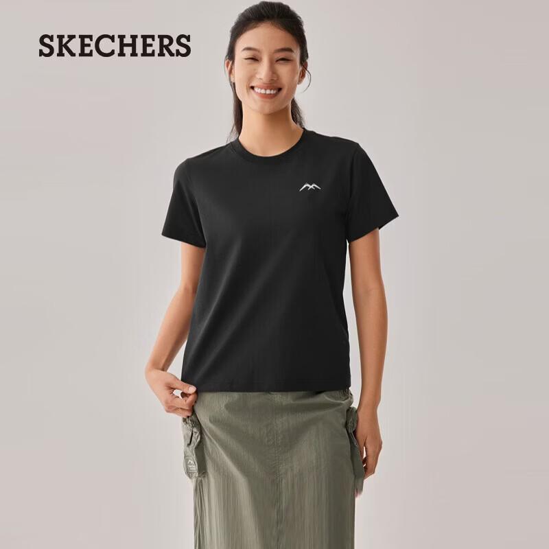 Skechers Women's Knit Short Sleeve Moisture-Wicking T-shirt P225W127