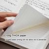 Блокнот формата А5 из плотной кожи, деловой блокнот с пряжкой, книга записей встреч, журнал путешествий, студенческий дневник, книга выписок, 100 листов, 200 страниц
