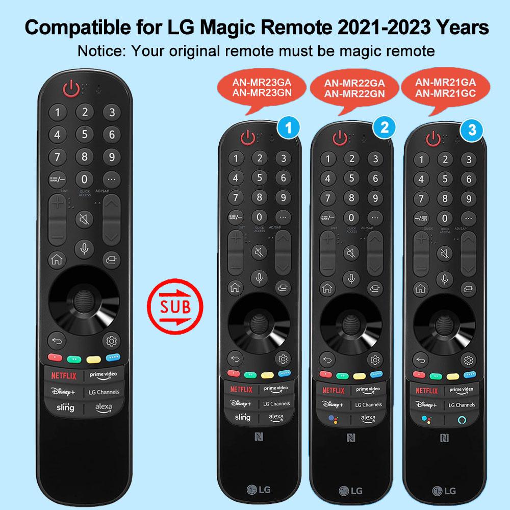 Пульт дистанционного управления Voice Magic MR23GA для LG Smart TV 2021-2023 с указателем летающей мыши AKB76043102, совместимый с MR21GA/MR22GA