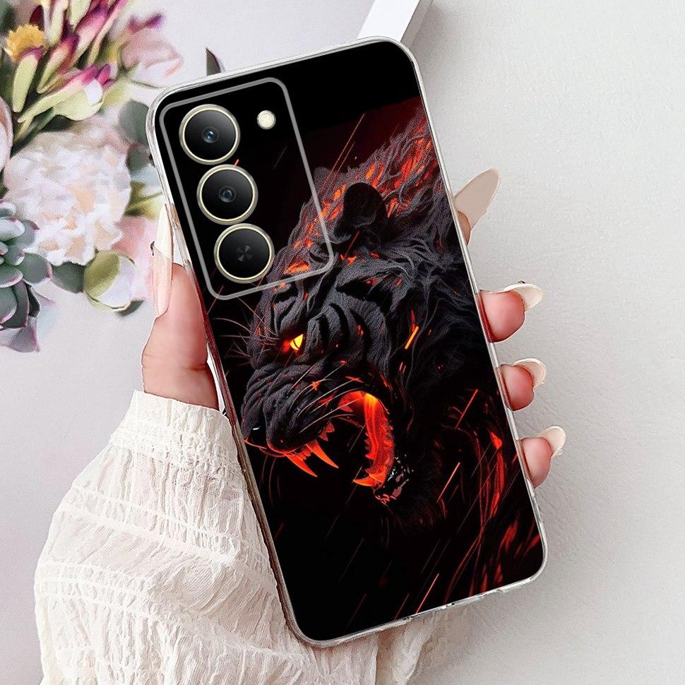 Чехол для Realme 14x 5G 6.67" Чехол Модный Чехол с Рисунком Бабочки Мягкие Силиконовые Чехлы для Телефона Для Realme 14x Realme14x Бампер