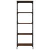 Bookshelf 5 Shelves Brown Oak Effect 59 x 35 x 171 cm Engineered Wood