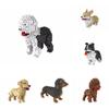 Or Poodle Poodle Dog Figure To Assemble With Nanoblocks Pieces Toys Children