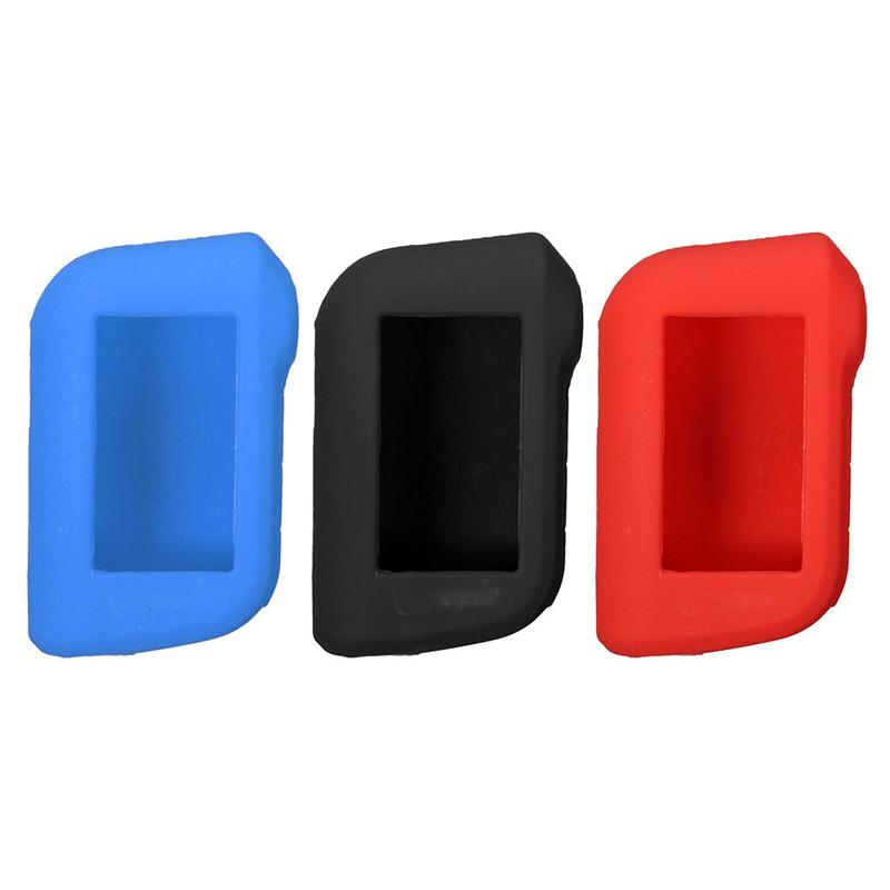 Силиконовый чехол для автомобильного ключа Starline A93 A63 русская версия двухсторонний ЖК-пульт дистанционного управления автомобильной сигнализацией брелок чехол#270408