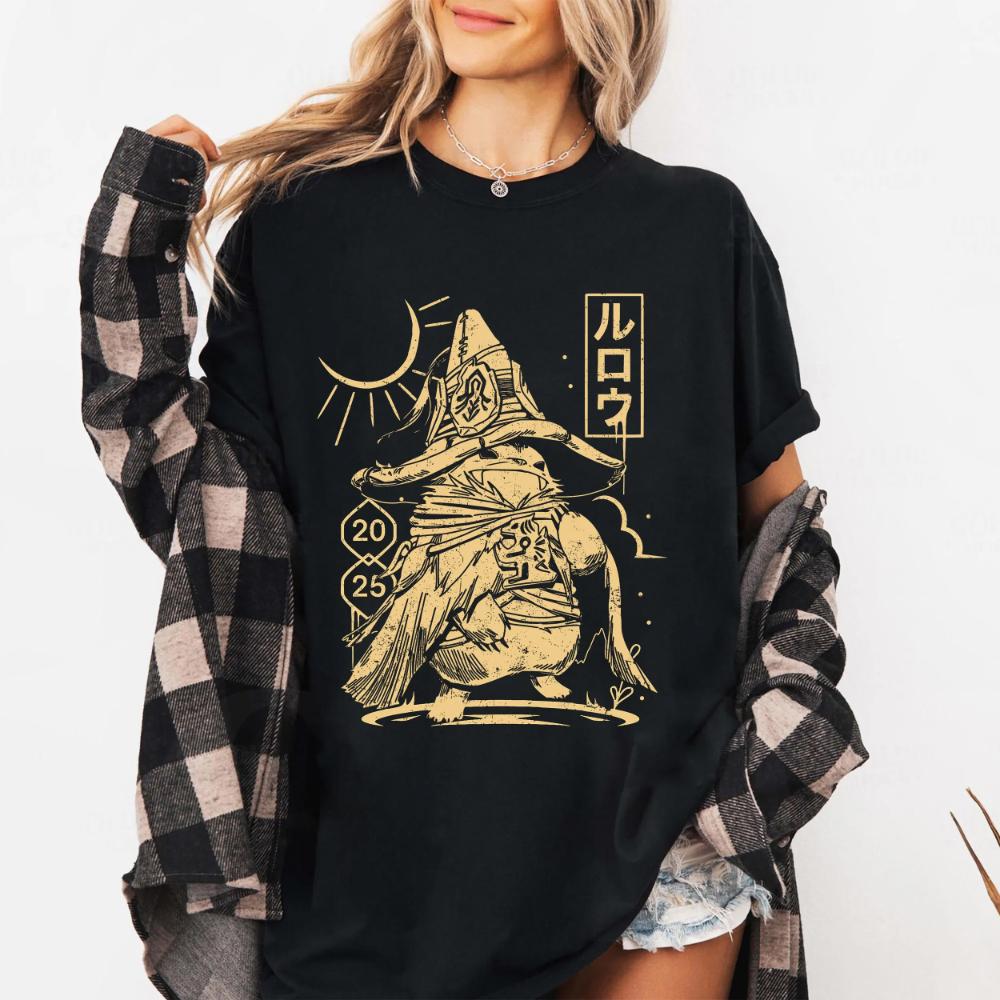 Футболка Monster Hunter Wilds Палико Rove Wudwud MH Rise MH World 90-е Винтажный Подарок Геймеру Фелине Унисекс Женская Всесезонная