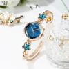 Женские браслетные часы JW Gold Женские роскошные наручные часы Простые модные Звездные женские кварцевые Relogio Часы