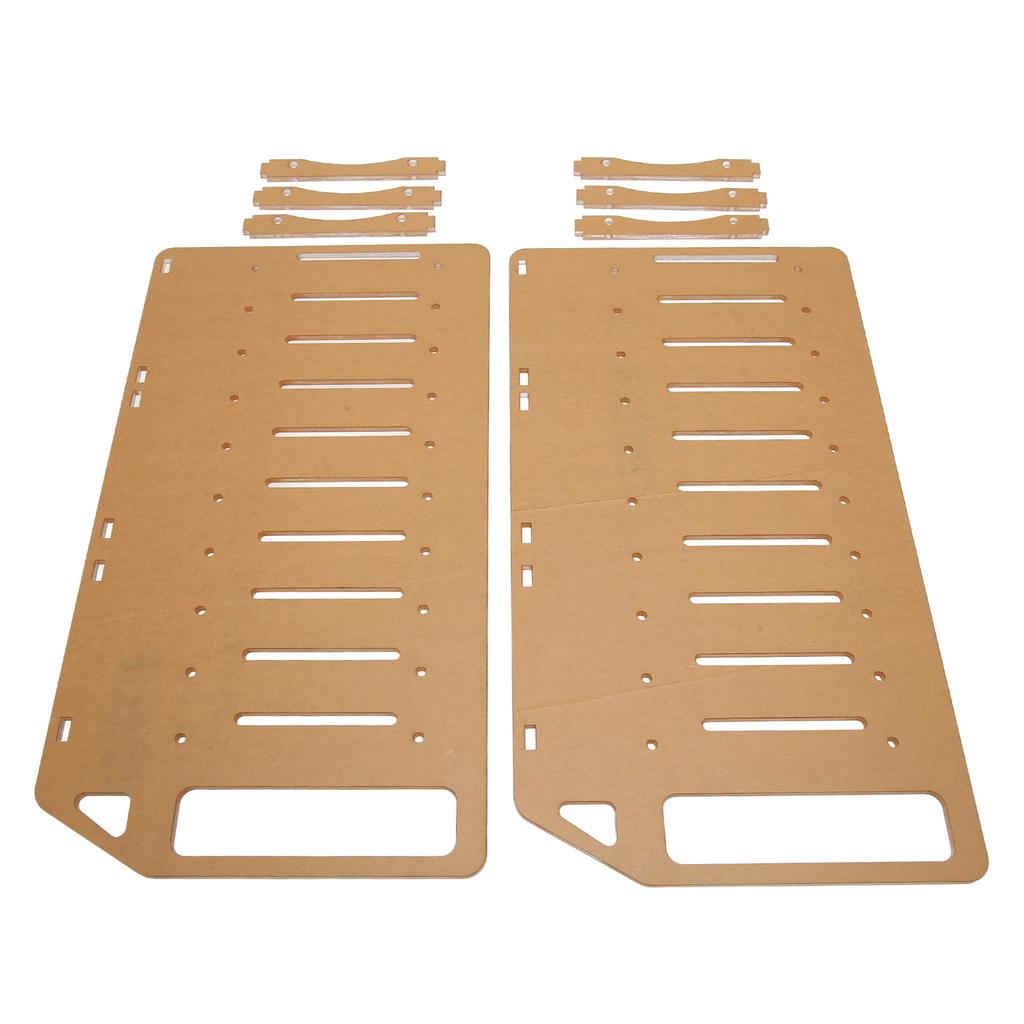 DIY Hard Drive Bracket Multi Layer Accurate Mounting Hole DIY Acrylic Hard Disk Rack for Desktop 10 Layers