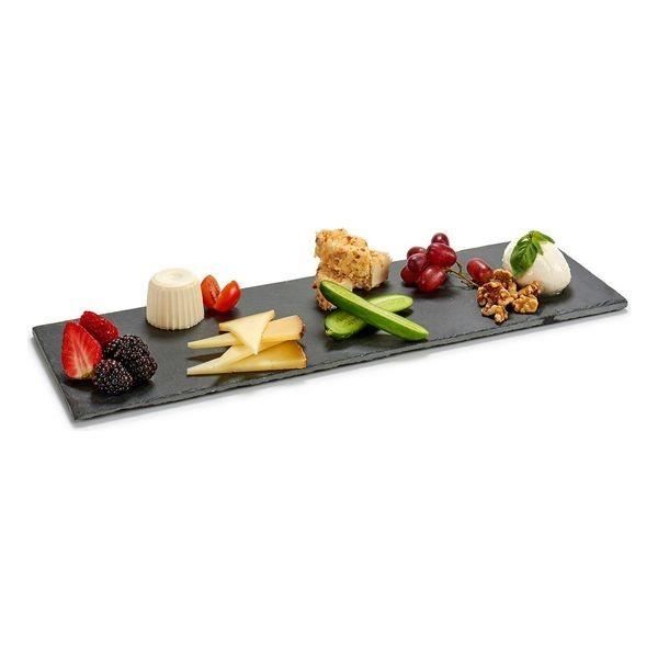 Ensemble à apéritif - Home - Ardoise - 50 x 0,5 x 15 cm - Gris - Rectangulaire