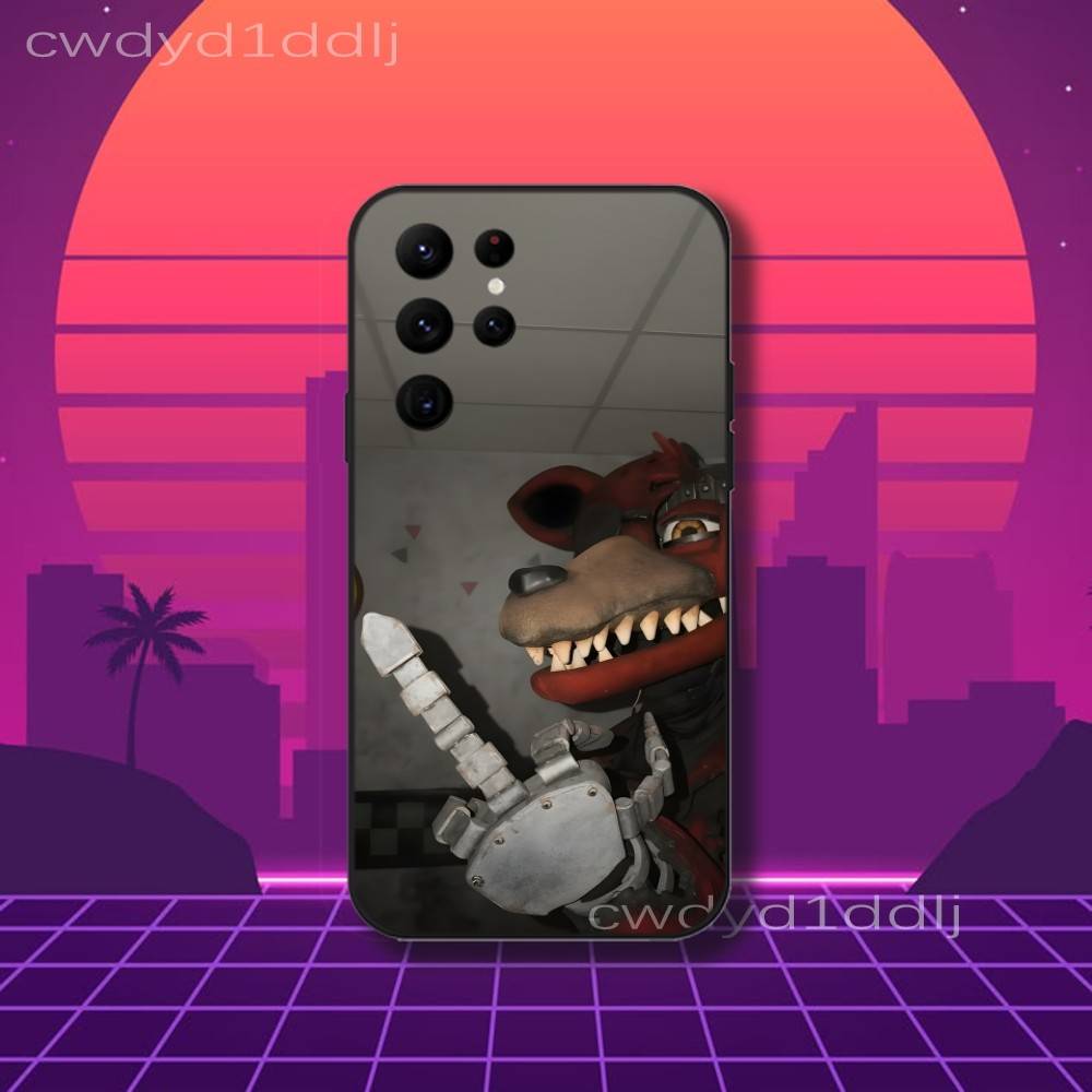 Чехол для телефона Fnaf Five-nights-At-Freddys для Samsung S10, S21, FE, S21, S26, S25, S24, S23, Ultra, S9, S22, Plus Черный
