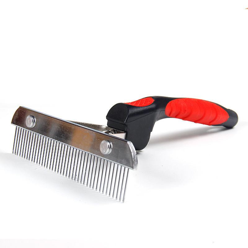 Dog Grooming Comb For Large Dogs With Detangling And Hair Removal Features