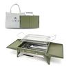 Charmline 35 x 22 см Портативная угольная BBQ печь, Складное компактное туристическое снаряжение для 1-3 человек, Идеально для сада, пляжа, пикника и использования на столе,