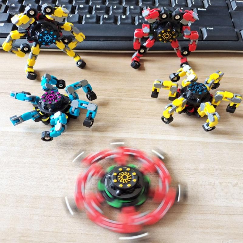 Деформированный Fidget Spinner Цепочка Ручной Спиннер Игрушка Для Снятия Стресса и Антистресса Дети Взрослые Сенсорный Гироскоп Игрушка Подарок