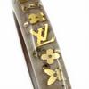 Excellent LOUIS VUITTON Bangle Brasserie Unclosure TPM Clear brown Women M65867 Used