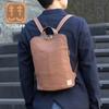made in Japanese persimmon tannin Kurashiki thin gusset Toyooka birthday tannin [creare kiki] Men's backpack, small, thin, lightweight, Japan, style,