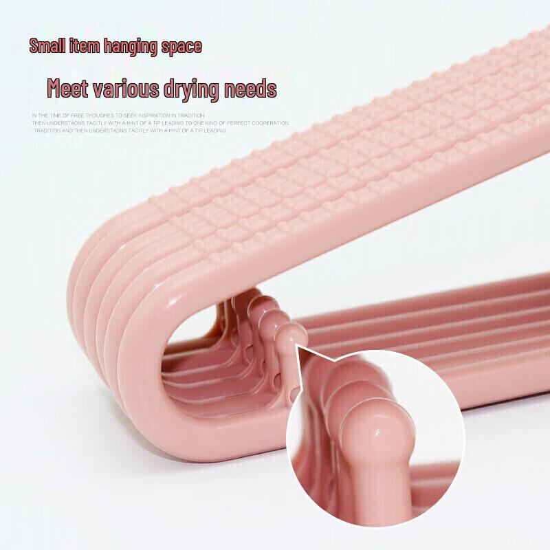 Durable Plastic Clothes Hanger Set