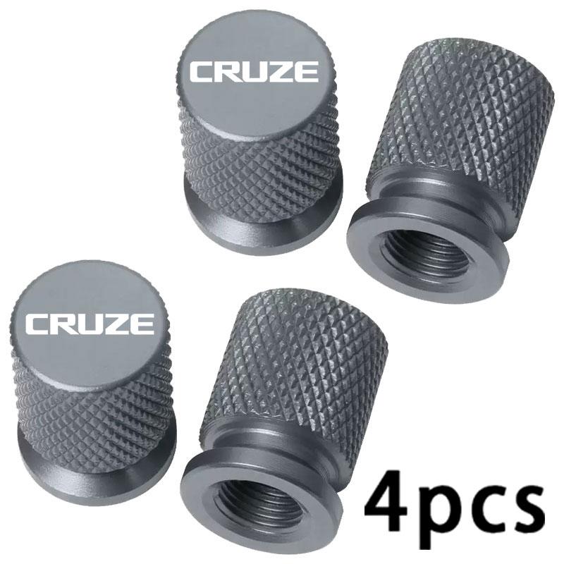 AABHN1 Car Wheel Tire Valve Caps Tyre Stem Covers Airdust Waterproof For Chevrolet Malibu Cruze Accessories
