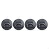 4Pcs D Ring Patches Cord Buckles No Glue Include Stainless Steel Fixed Buckle Pad for
