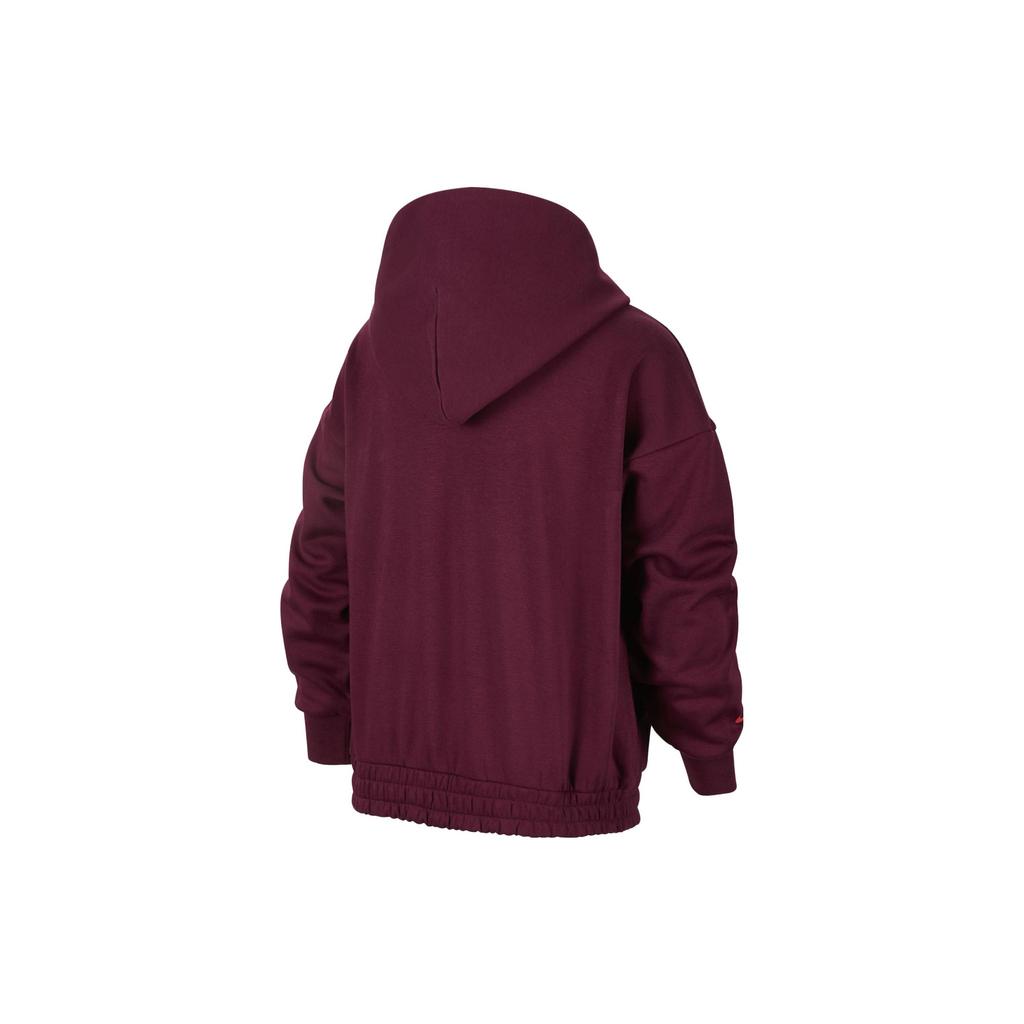 Nike LeBron Printed Hooded Casual Long Sleeve Sweatshirt Kids Sweatshirt Track-Red FJ6065-610