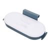 Garbage Bag Holder, Portable Plastic Garbage Bag Organiser with Lid, Hanging Garbage Bag Holder, Cabinet Door Hanger
