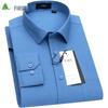 Мужская полосатая рубашка FIRS с длинным рукавом в стиле business casual