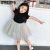 Платье для девочки Летнее платье Детское балетное сетчатое пышное платье в стиле принцессы