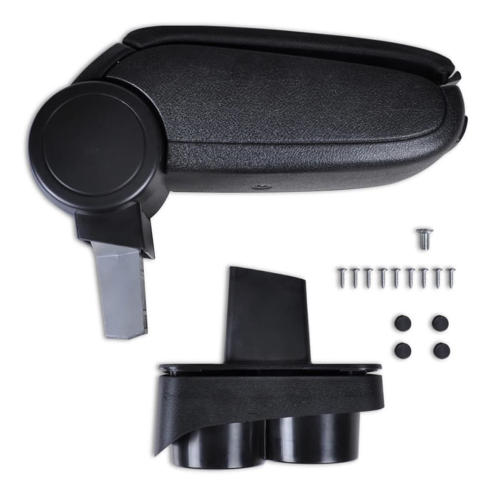 Adjustable Armrest with Storage Compartment for VW Polo IV 9N (2001 2005)
